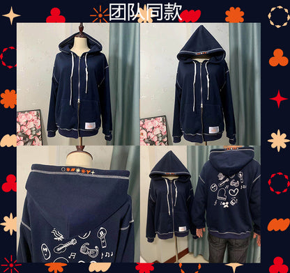 0503 Bts Seven Members Keep Swimming Persist in Swimming On. Windbreaker Jacket by Tian Zhengguo