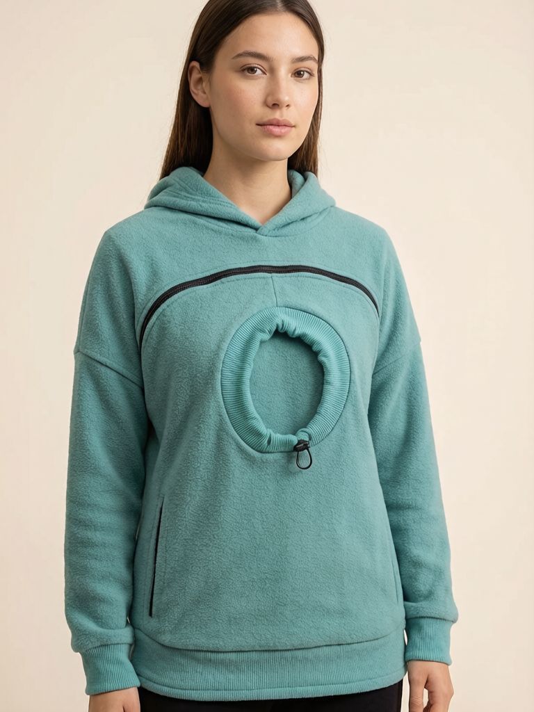2026 Amazon New European and American Autumn/Winter Cross-Border Solid Color Hooded Plush Pet Coat Loose Pullover Warm Sweatshirt