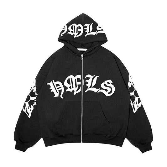 Delphi Graphic Zip Hoodie