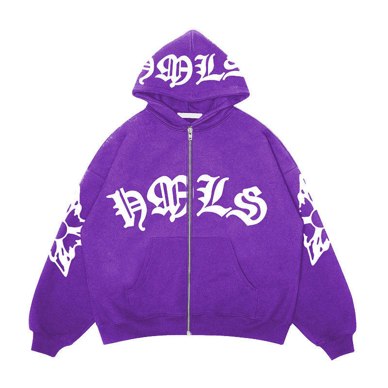 Delphi Graphic Zip Hoodie