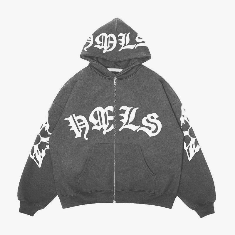 Delphi Graphic Zip Hoodie