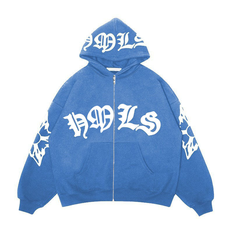 Delphi Graphic Zip Hoodie