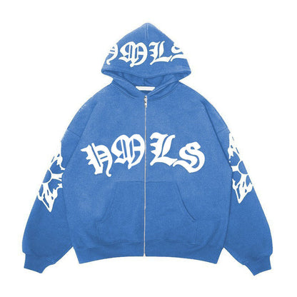 Delphi Graphic Zip Hoodie