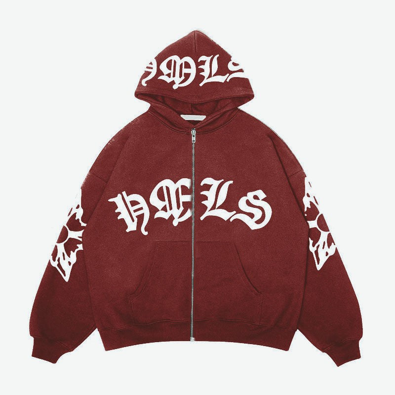 Delphi Graphic Zip Hoodie