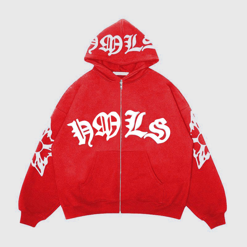 Delphi Graphic Zip Hoodie